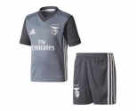 adidas mini kit oficial benfica 2017/2018 away jr